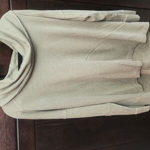 Lucky Brand Plus Size 2x Sage Green Pull Over Cowl Thin Sweater Top Nwot